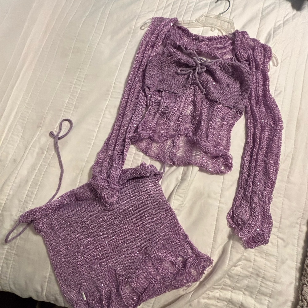 Purple Fairy Set from “Work From Beach Be Like”
